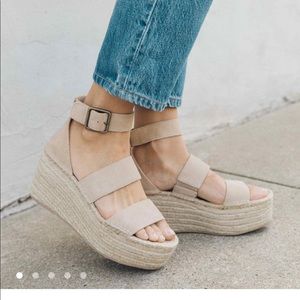 Soludos Palma Platform in Blush